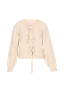 MYMO Вязаный кардиган в бежевом цвете
