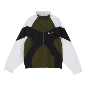 Куртка Nike Sportswear Woven Jacket Sports Athleisure Running Jogging Army green, зеленый