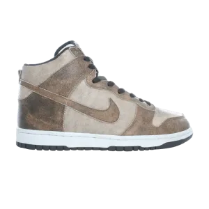Кроссовки Nike Dunk High Grunge Dirty Pack, коричневый
