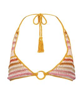 Верх бикини в полоску заката Anna Kosturova, Sunset Pinstripe