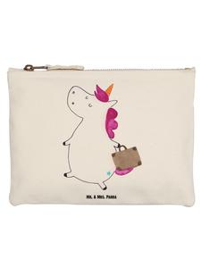 Mr. & Mrs. Panda Пенал с изображением единорога без надписи, белый