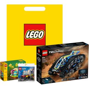 Технологический механический набор APP дистанционного управления трансформирующийся автомобиль строительные блоки 601 1000 штук 42140 LEGO