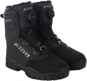 Женские снегоходные ботинки KLIM Fierce GTX BOA, Black - High-rise