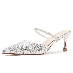 GOSO Женские противоскользящие тапочки с закрытым носком Mercury, цвет Mercury