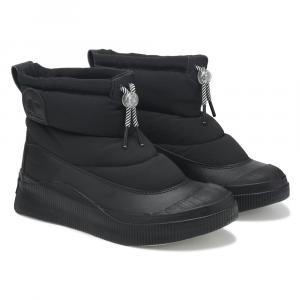 Женские ботинки Sorel дутые с кулиской, черный