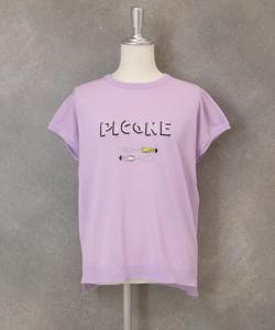 Пуловер с коротким рукавом