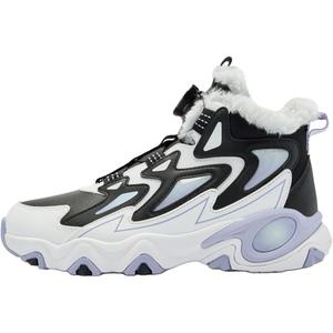 Детская повседневная обувь для начальной школы QIAODAN, черный/белый