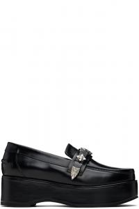 Черные мокасины Polido на платформе Toga Pulla