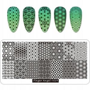 Пластина для штампа для ногтей, Tojato