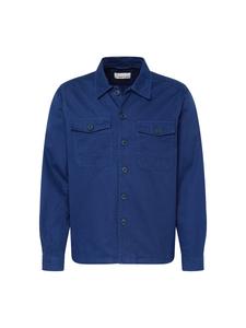 Рубашка на пуговицах классического кроя BLEND, темно-синий