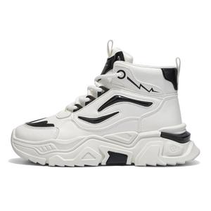 Износостойкое покрытие, увеличивающее рост, высокие массивные кроссовки для мужчин MIIOW, White