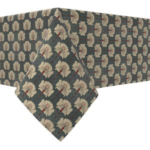 Квадратная скатерть, 100% хлопок, 52x52 дюйма, цветочный 126