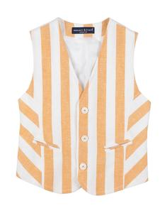 Жилет для мальчиков Manuell & Frank, горчичный