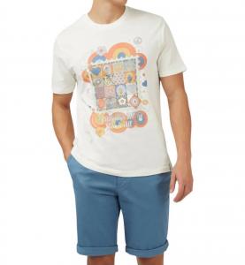 Футболка Signature 1960-х годов цвета слоновой кости Ben Sherman