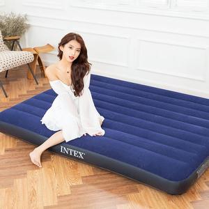 Intex 68758 двойной надувной матрас, надувная кровать, домашняя портативная кровать для обеда, утолщенный коврик для уличной палатки