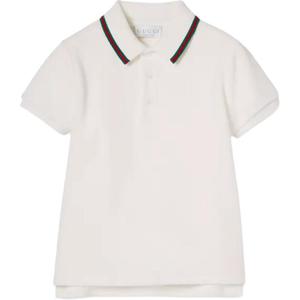 GUCCI Поло fw25 белый детский