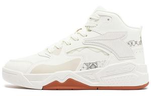 Обувь для скейтбординга женская с высоким верхом белая 361°