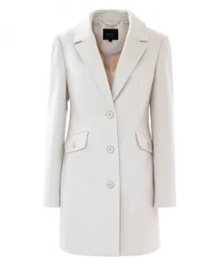 Профессиональный короткий пиджак в стиле блейзера Kocca, белый