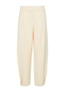 Свободные брюки со складками спереди s.Oliver, бежевый