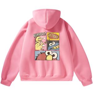 Унисекс свитшот SESAME STREET, розовый