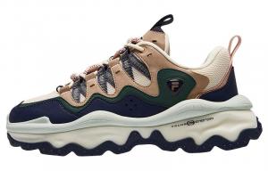 Футболка QD 96 DX низкие массивные кроссовки женские светло-бежевый FILA FUSION, молочно-белый/светло-бежевый