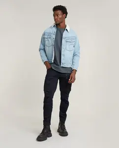 Мужские брюки Rovic на молнии с 3D-принтом G-Star, синий