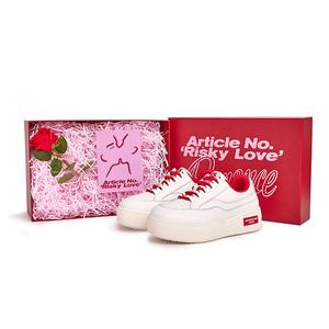 ARTICLE NO. Женские низкие кроссовки для скейтбординга 5.20 Limited Edition Box, белые и красные