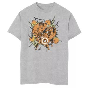 Мальчики 8-20 лет Капитан Марвел. Футболка с рисунком «Тор и Халк» на Хэллоуин «Америка» Marvel