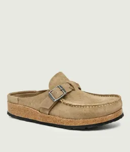 Сандалии-Мюли Buckley с плетеным верхом narrow fit Birkenstock, бежевый