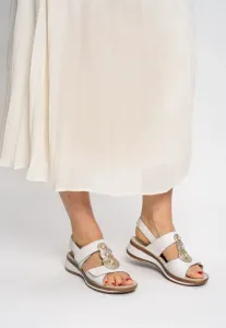 Гавайские сандалии на танкетке Ara, Weiß