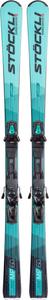 Новые женские лыжи Stockli Laser MP 2026 года, длина 154 см, с платформой SRT Speed D20 и креплениями SRT 12