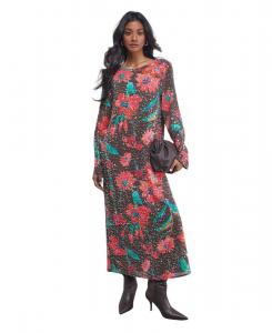 Женское миди-платье с пайетками Warehouse, Chocolate