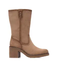 Женские замшевые ботильоны на каблуке Refresh Collection от XTI Xti, коричневый