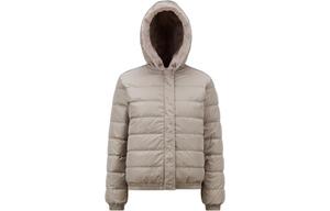 Пуховик женский бежевый Moncler