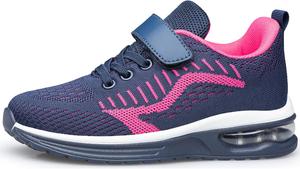 Детские кроссовки Anlarach для малышей, мальчиков и девочек, спортивные беговые кроссовки с воздушной подушкой для малышей/маленьких детей/старших детей, красный/синий