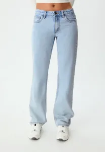 Джинсы прямого кроя 07268885 прямые штанины Stradivarius, Stone Blue Denim