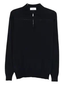 Поло на молнии Lardini, черный