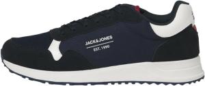 Мужские кроссовки JACK JONES в стиле смарт-кэжуал, модель Jfwbeech с комбинированным верхом из искусственной кожи Jack & Jones, синий
