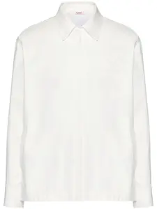 Куртка-рубашка с V-образным декором VALENTINO GARAVANI, белый