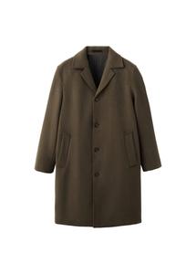 MANGO MAN Зимнее пальто 'Baxter' в коричневом цвете