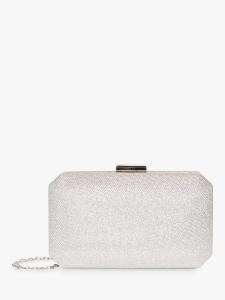 Клатч Paradox London Dulcie Box, серебряный