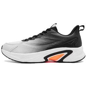 QIAODAN Кроссовки для бега с низким верхом, устойчивые к истиранию, мужские, белые, черные, оранжевые