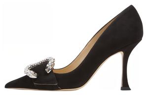 Jimmy Choo Туфли на высоком каблуке Melva Slim Heel 9 см, женские, черные