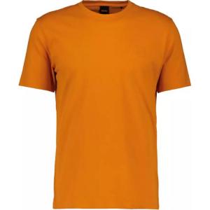 Футболка Cotton с нашивкой Hugo Logo HUGO BOSS, оранжевый