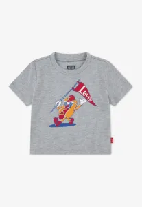 Футболка с принтом «парад хот-догов» Levi'S, Grey Heather