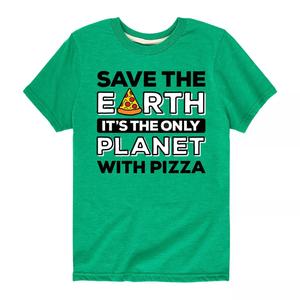 Футболка с рисунком пиццы для мальчиков 8–20 лет «Спасите Землю» Licensed Character