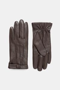 Кожаные перчатки Marciano Guess, коричневый