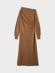 Платье из драпированного трикотажа Miesrohe, цвет Moc[056]