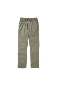 Хлопковые брюки без застежек, внутренняя часть штанины 31 дюйм (79 см). Cotton Traders, зеленый