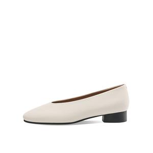 BOERDIQI Женские повседневные туфли с овчинной стелькой экрю, цвет Ecru Sheepskin Insole